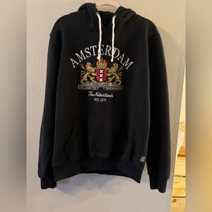 Amsterdam Black Hoodie